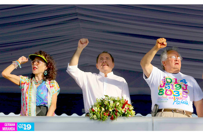 Daniel y Rosario conmemoran junto al Pueblo histórico Repliegue hacia Masaya (FOTOS AÉREAS Y VIDEOS)