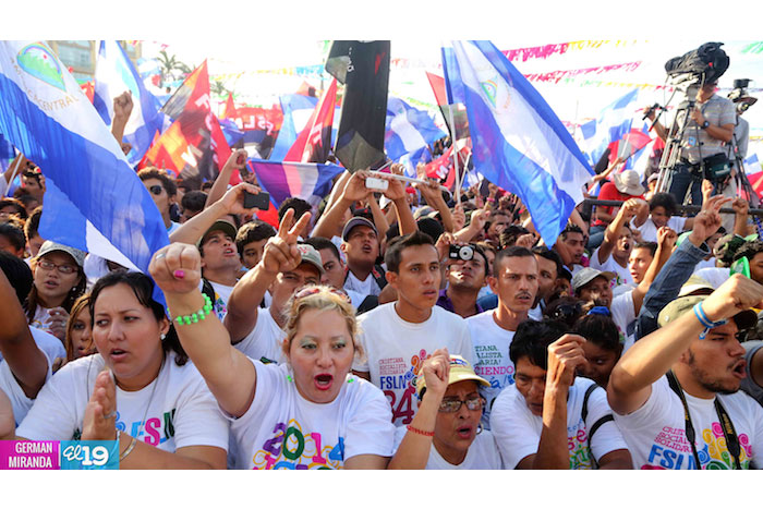 Daniel y Rosario conmemoran junto al Pueblo histórico Repliegue hacia Masaya (FOTOS AÉREAS Y VIDEOS)
