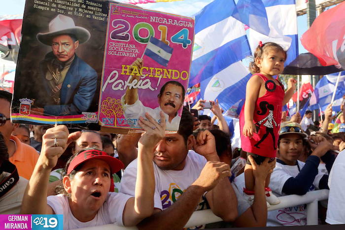 Daniel y Rosario conmemoran junto al Pueblo histórico Repliegue hacia Masaya (FOTOS AÉREAS Y VIDEOS)