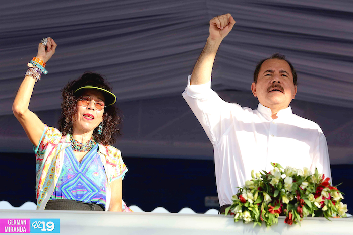 Daniel y Rosario conmemoran junto al Pueblo histórico Repliegue hacia Masaya (FOTOS AÉREAS Y VIDEOS)