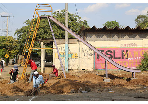 Gobierno Sandinista trabaja en la rehabilitación del Parque ‘Jorge Dimitrov’