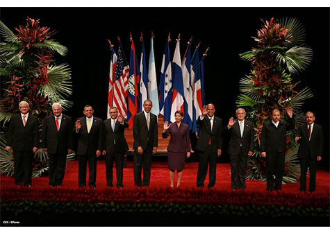Daniel y Rosario participaron en Cumbre del SICA con Obama