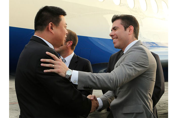 Presidente de HKND arriba a Nicaragua