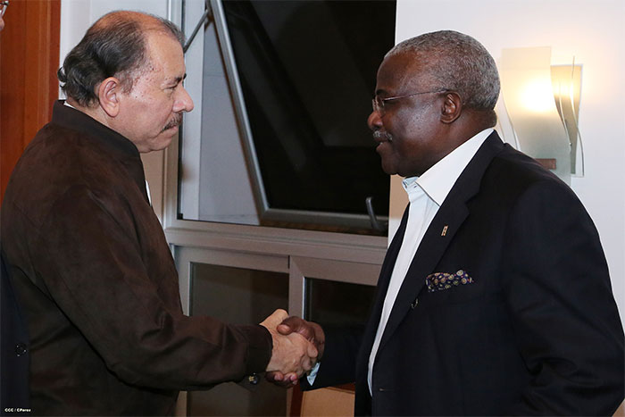 Presidente Daniel se reúne con el presidente del FIDA, Kanayo Nwanze