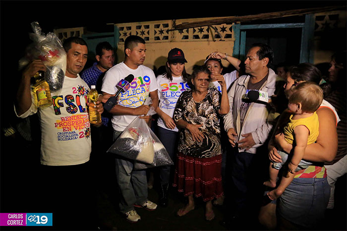 Gobierno brinda asistencia a familias afectadas por fuertes vientos en Tipitapa