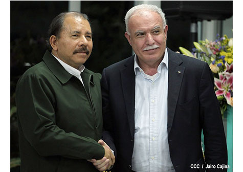 Nicaragua reitera respaldo al Estado Palestino