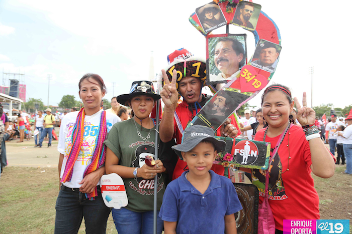 Daniel y Rosario presiden acto del 35/19 en Plaza de La Fé (FOTOS y VIDEOS)