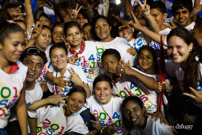 Daniel y Rosario presiden acto del 35/19 en Plaza de La Fé (FOTOS y VIDEOS)
