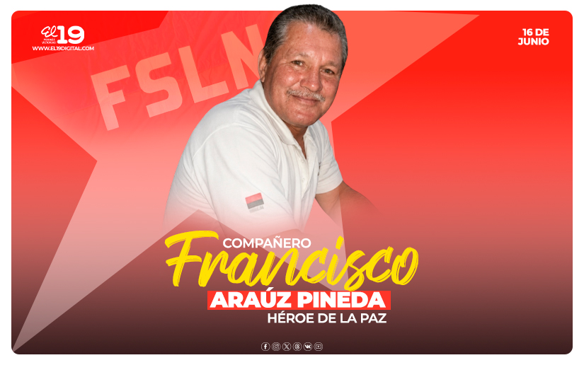 Rinden homenaje al Héroe de la Paz Francisco Aráuz Pineda en la Asamblea Nacional