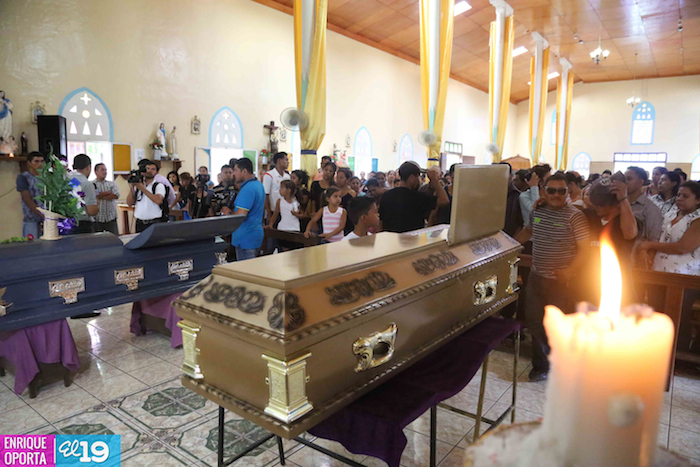 San Juan de Limay da último adiós a víctimas de masacre