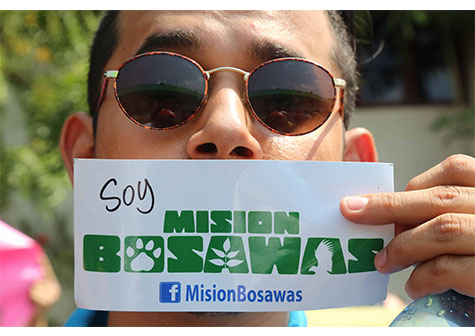 Jóvenes respaldan acciones del Gobierno Sandinista para defender Bosawás