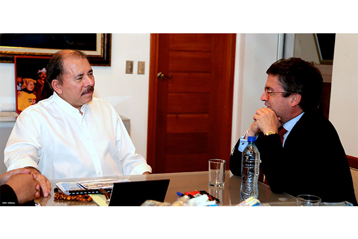 Presidente Daniel sostiene encuentro con el presidente del BID