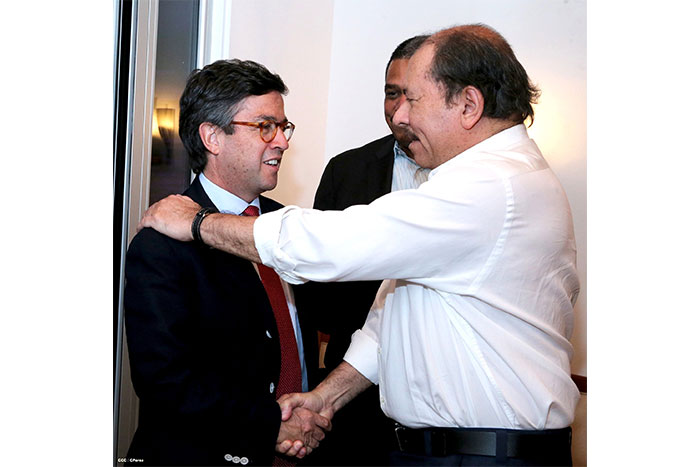 Presidente Daniel sostiene encuentro con el presidente del BID