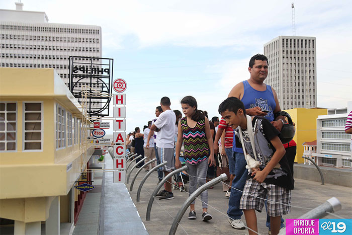 Familias capitalinas disfrutan el fin de semana en el Paseo Xolotlán