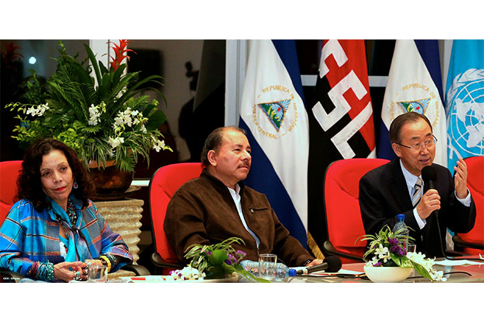 Daniel y Rosario conducen a Nicaragua hacia un Futuro Mejor: Ban Ki-moon