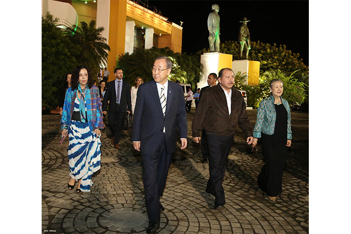 Daniel y Rosario conducen a Nicaragua hacia un Futuro Mejor: Ban Ki-moon
