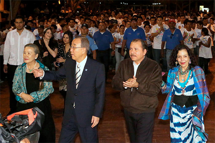 Daniel y Rosario conducen a Nicaragua hacia un Futuro Mejor: Ban Ki-moon