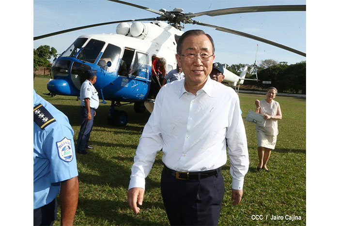 Ban Ki-Moon conoce experiencia de Nicaragua en materia energética