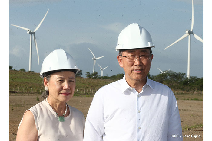 Ban Ki-Moon conoce experiencia de Nicaragua en materia energética