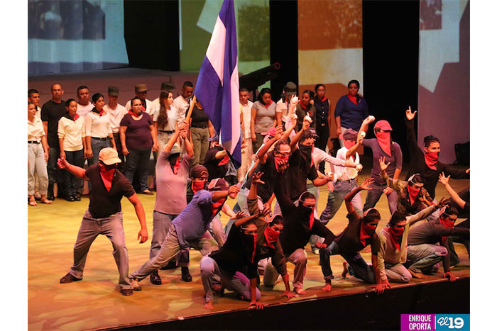 Ejército de Nicaragua presenta “Patria y Libertad” en el Teatro Nacional Rubén Darío