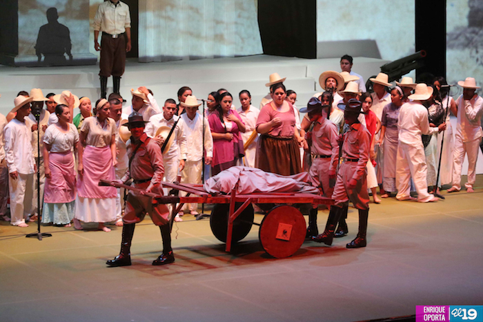 Ejército de Nicaragua presenta “Patria y Libertad” en el Teatro Nacional Rubén Darío