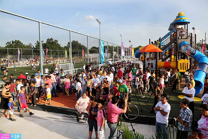 Inauguran Complejo Deportivo Héroes y Mártires de Batahola