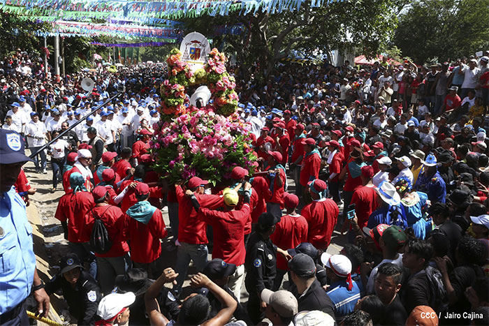 Santo Domingo de Guzmán inicia peregrinación de 10 días en Managua
