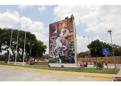 Todo listo para la inauguración del Estadio de Beisbol Infantil "Roberto Clemente"
