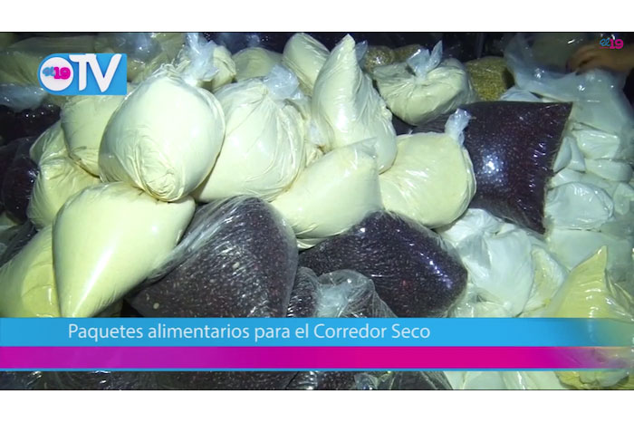 Paquetes alimentarios para familias del Corredor Seco (El 19 TV)