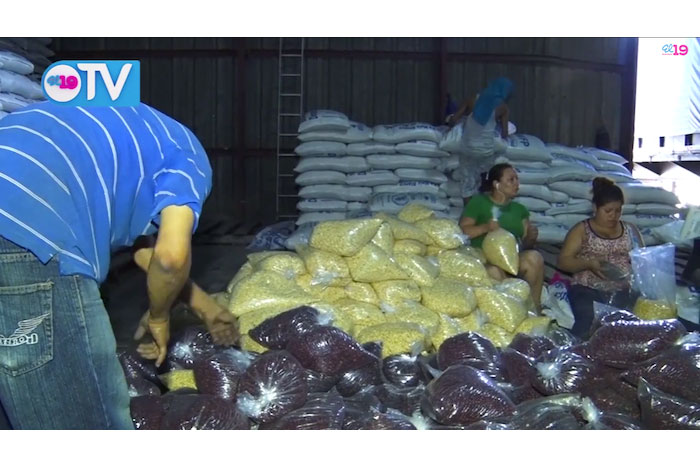 Paquetes alimentarios para familias del Corredor Seco (El 19 TV)