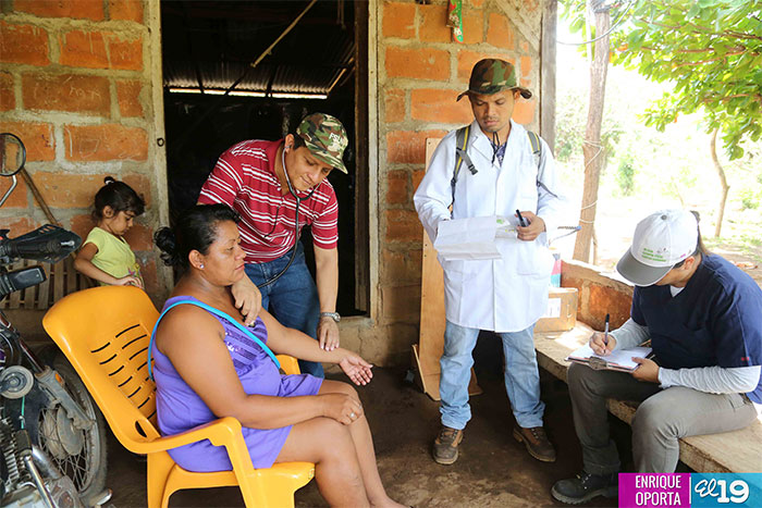 Brigadas de salud recorren el occidente del país