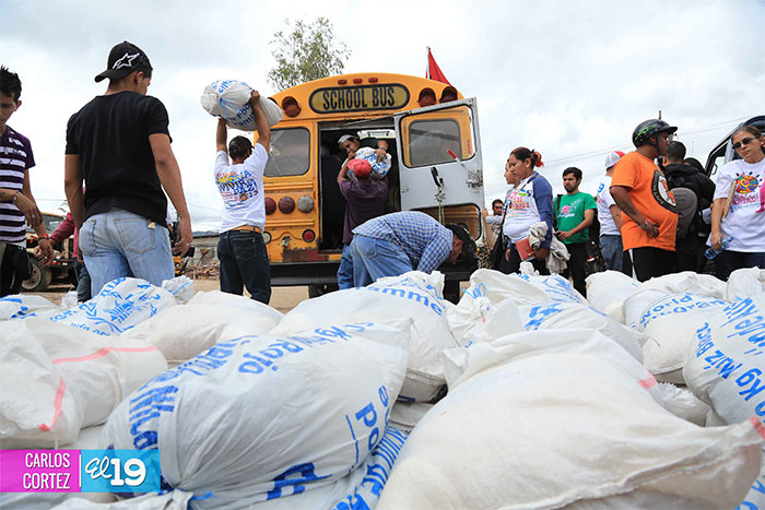 Gobierno efectúa entrega de paquetes alimentarios a familias de Estelí