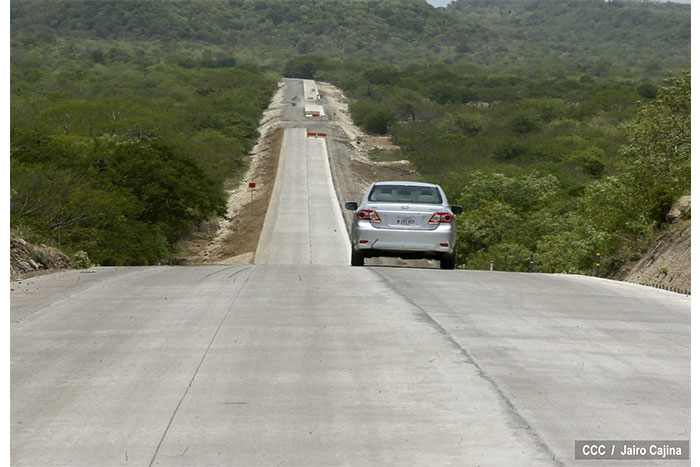 Construcción en Carretera Vieja a León avanza a buen ritmo