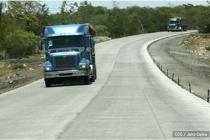 Construcción en Carretera Vieja a León avanza a buen ritmo