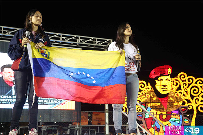 Estudiantes del mundo celebran cónclave en Nicaragua en honor al Comandante-Eterno Hugo Chávez
