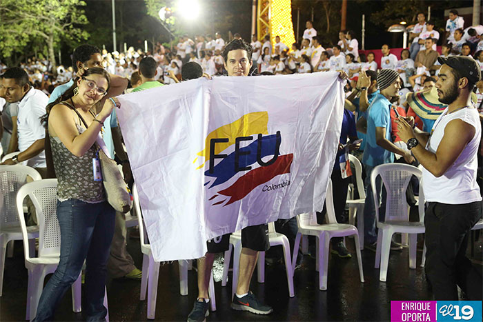 Estudiantes del mundo celebran cónclave en Nicaragua en honor al Comandante-Eterno Hugo Chávez