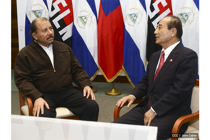 Presidente Daniel se reúne con Wang Jin-Pyng, presidente del Yuan Legislativo de la República de China-Taiwán