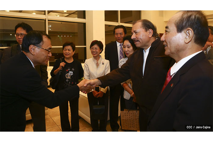 Presidente Daniel se reúne con Wang Jin-Pyng, presidente del Yuan Legislativo de la República de China-Taiwán