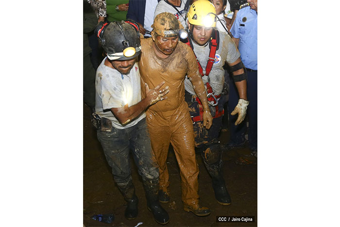 NICARAGUA AGRADECE A DIOS POR PERMITIR RESCATE DE MINEROS