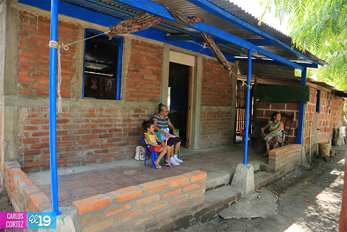 Familias afectadas por los sismos agradecen apoyo constante del Gobierno Sandinista