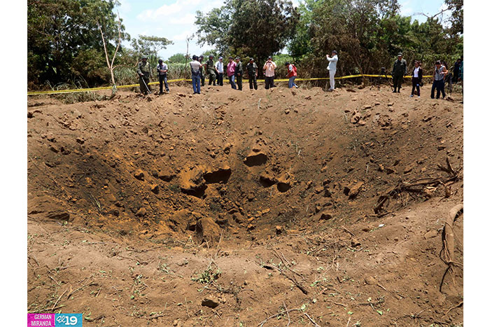 Meteorito cayó en Managua