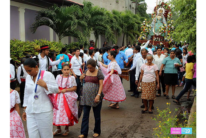 Diriomo celebra el 150 Aniversario natal de Nuestra Señora de Candelaria