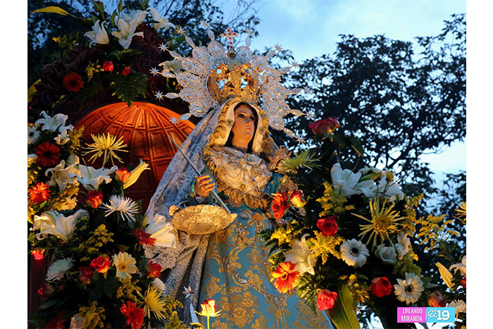Diriomo celebra el 150 Aniversario natal de Nuestra Señora de Candelaria