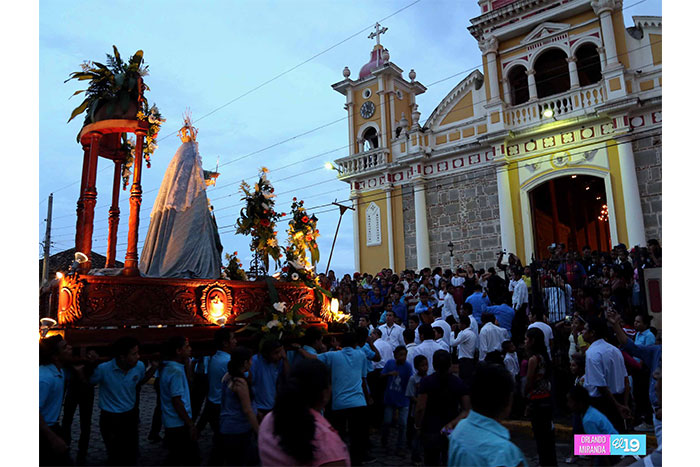 Diriomo celebra el 150 Aniversario natal de Nuestra Señora de Candelaria