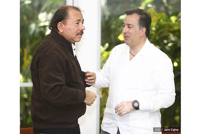 Daniel: México y Nicaragua tienen una agenda muy amplia de trabajo