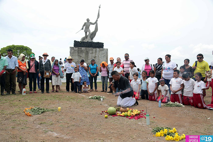 Matagalpa celebra ceremonia indígena en la Hacienda San Jacinto