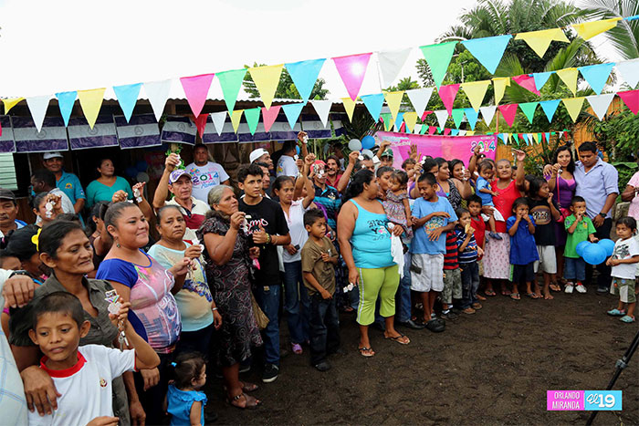 54 Familias multiétnicas de San Juan de Nicaragua reciben una vivienda digna del Gobierno Sandinista