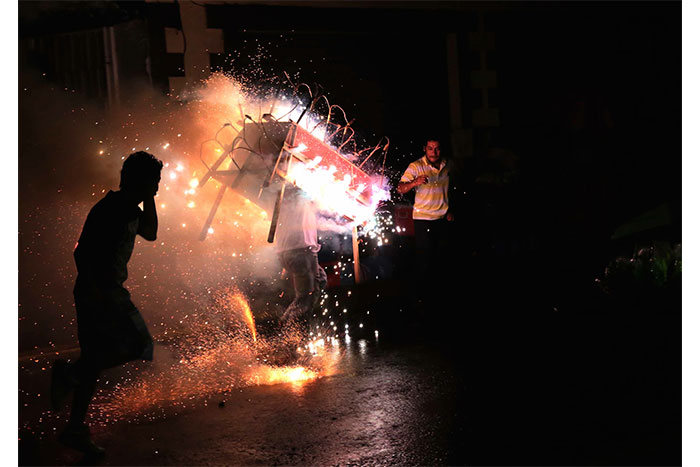 Leoneses festejan a su patrona con alborada y serenata