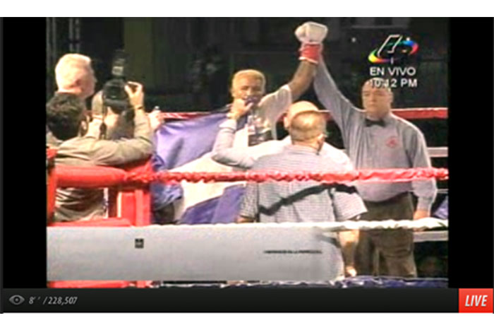 Mayorga gana en el primer round