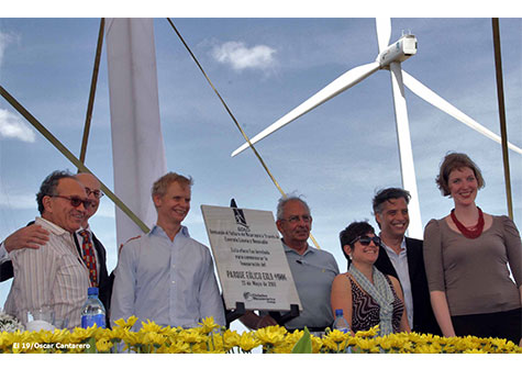 Inauguran parque eólico Eolo en Rivas